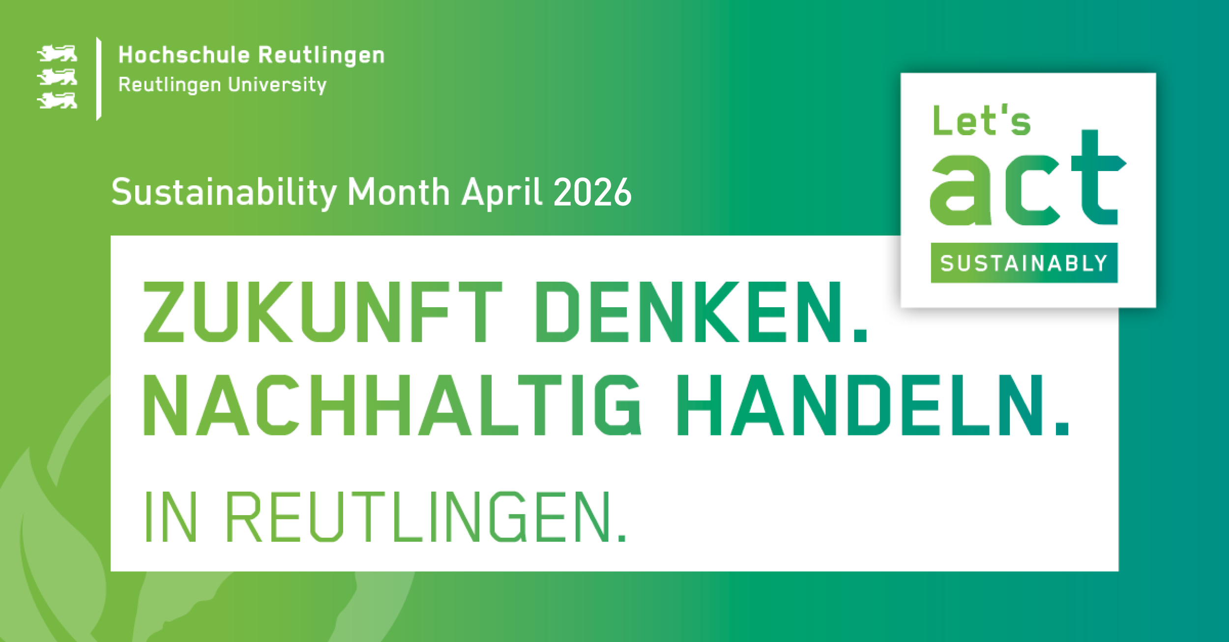 Sustainability Month 2026